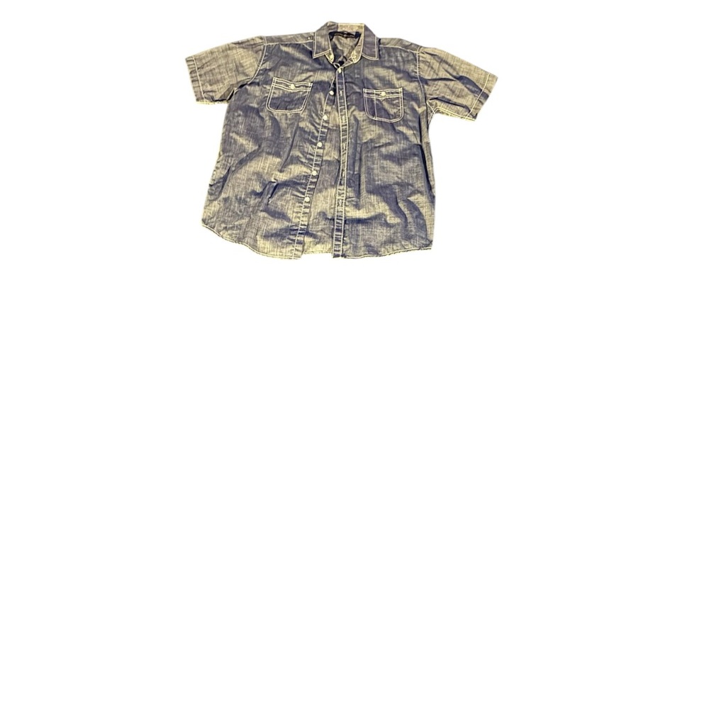 Calvin Klein Blue Dress Shirt Tailored Fit